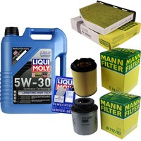 Inspektionspaket 5L Liqui Moly Longtime 5W-30 FüR VW Golf V 1.4 TSI 1.2 Audi A3