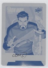 2020-21 Marvel Annual Cover Variants Printing Plate Cyan 1/1 Iron Man #34 0r9e