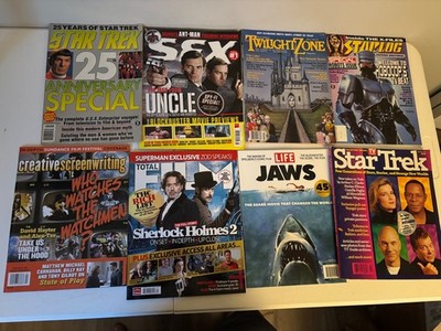 Movie Magazine Lot 13 Issues - Sci-Fi Bond Film Cinema