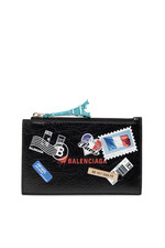 BALENCIAGA Black Card holder New  Authentic
