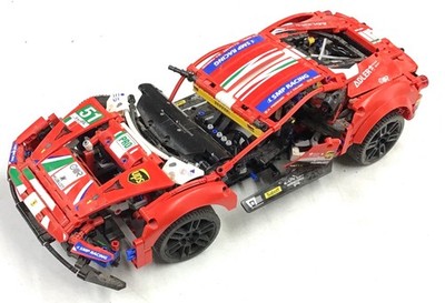 LEGO Ferrari 488 GTE AF CORSE #51 SET 42125 INCOMPLETE PARTS ONLY AS SHOWN