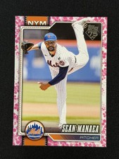 2026 Topps Series 1 Japan Edition • Sean Manaea #332 Cherry Blossom /99 NY Mets