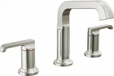 Delta Tetra 35589-SS-PR-DST Widespread Bathroom Faucet in Lumicoat Stainless