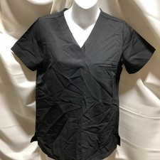 Mandala Scrubs Women 1-Pocket Top Size XS Color Black NWNT