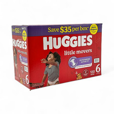 Huggies Little Movers Disney Disney Baby Diapers Active Fit 120-Count - Size 6