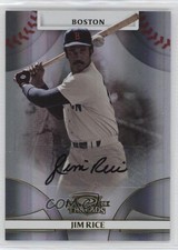 2008 Donruss Threads Gold Signatures 37/100 Jim Rice #11 Auto HOF 0l2