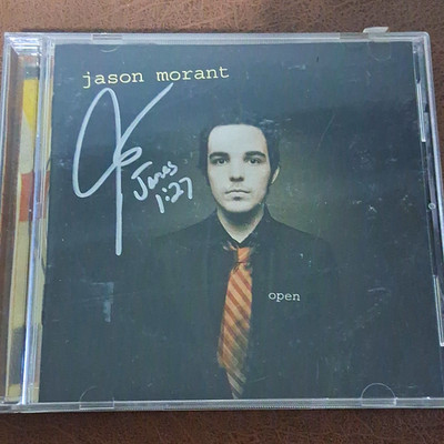 Jason Morant Open Signed CD & Booklet Autographed Music Memorabilia