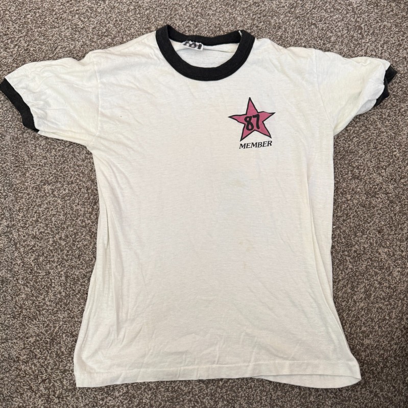 STAR OF INDIANA - RARE DRUM CORPS MEMBER T-shirt - Vintage 1987