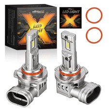 2pcs 9005 Hb3 Led Headlight Bulb Super Bright White 6500k 28000lm High Beam