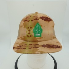 Grizzly Griptape Company Trucker Style Snapback Unisex Hat Sand Camouflage NWOT