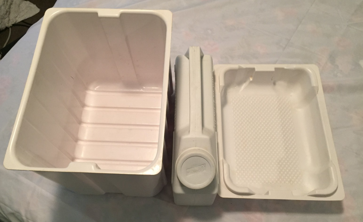 Original COLEMAN Metal COOLER FOOD INSERT TRAYS AND ICE JUG