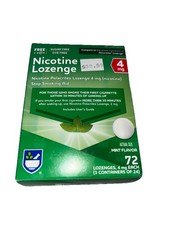 Nicotine Lozenge Rite Aid 2mg Mint Flavor 72 Count Stop Quit Smoking Sugar Free