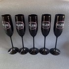 Luc Belaire Champagne Flute Black Plastic X5 Elite Premium Party Event Picnic