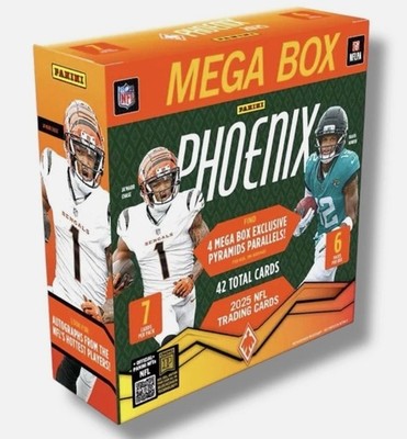 2025 Panini Phoenix Football Card Factory Sealed Mega Box