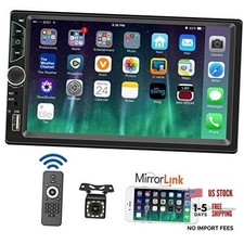 7inch Car Stereo Double Din Radio Touchscreen with Backup Camera Multimedia