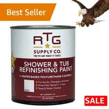 Transform Your Bathroom with RTG 32oz White Shower & Tub Paint - Quick Cure