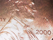 2000 P Wide AM Variety FS-901 Lincoln Memorial Cent Error