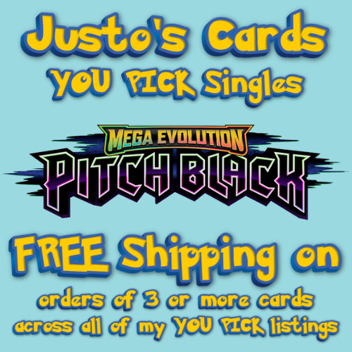 [YOU PICK] Pokémon TCG [ME05] Pitch Black NM Cards (FREE SHIP 3+ CARD)
