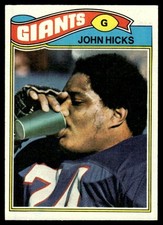 1977 Topps John Hicks New York Giants #277