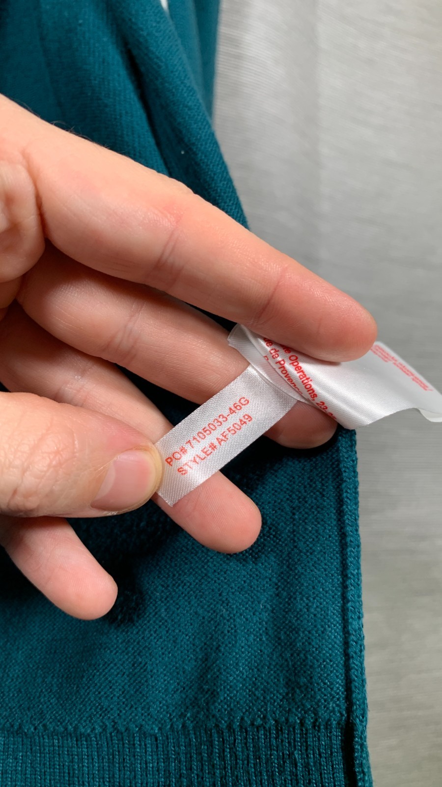 Lacoste Live Zip Up Cardigan Medium Mens Green Cotton Casuals Terraces Mods thumbnail 10