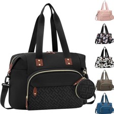 Diaper Bag Tote with Pacifier Case, Baby Bag for Women with Shoulder Straps, ...