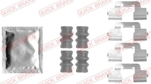 Quick Brake ZubehöRsatz, Scheibenbremsbelag 109-1797 FüR CitroËN DS Peugeot-image