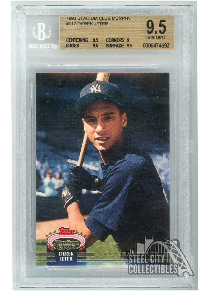 1992-93 Topps Stadium Club Jack Murphy Stadium - Derek Jeter #117