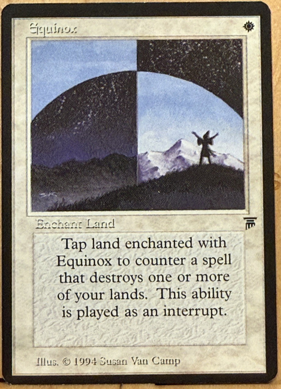LIMITED EDITION Legends Vintage MtG Equinox Unplayed NM