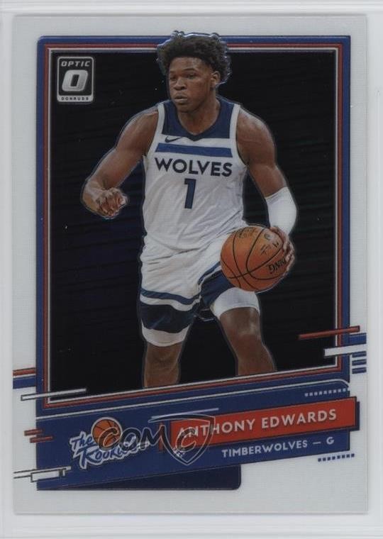 2020-21 Panini Donruss Optic The Rookies Anthony Edwards #5 12v1