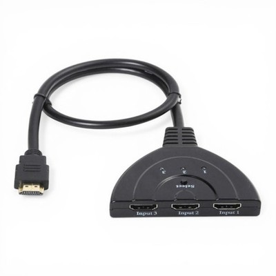 HDMI 3-Port Splitter Cable 1080/4K Switch Switcher HUB Adapter for HDTV PS4 Xbox