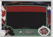 2015-16 Leaf ITG Heroes & Prospects Emerald 4/25 Kale Clague #CR-09 0bz