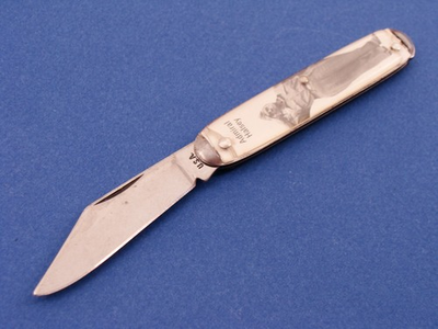 #ad #ad VINTAGE US WW II ADMIRAL HALSEY USA OFFICER PICTURE POCKET KNIFE KNIVES TOOLS VG $24.00