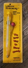 Vintage Lorann Oils Flavoring Cooking Gauge Thermometer Candy Jelly Frying NRFP