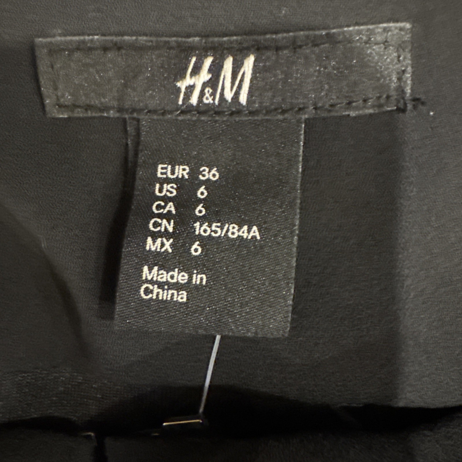 H&M Black Dress Cocktail Business Dress Women's Black Dress Women’s Size 6 thumbnail 8