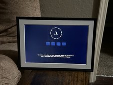 AURA Digital Photo Frame Black White USB Connectivity App Setup