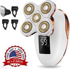 Women's Electric Shaver Rechargeable Wet Dry Razor Hair Remover Cordless