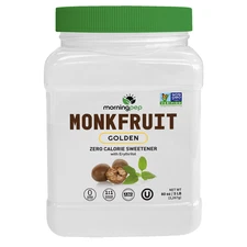 Morning Pep Monk Fruit Sweetener, Golden Sugar Substitute 5 lb