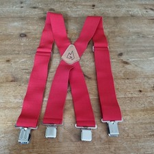 HERREN XXL 50 MM BREIT STRAPAZIERFÄHIG X FORM HOSENTRÄGER ELASTISCH HOSENTRÄGER HOSENCLIPS UK