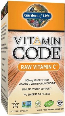 GARDEN OF LIFE Vitamin Code RAW Vitamin C 500mg 120 Vegetarische Kapseln