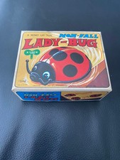 Vintage Japanese Tin Toy Lady Bug Showa Era