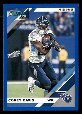 2019 Donruss Corey Davis #245 Press Proof Tennessee Titans WR
