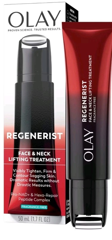 Olay Regenerist Face & Neck Lifting Treatment Fragrance-Free 1.7 fl oz, 50mL