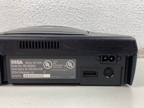 SEGA Saturn Black Model MK-80000A Console Only