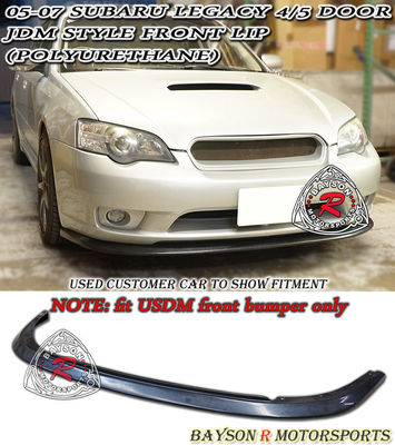 Fits 05-07 Subaru Legacy [US-Spec Front Bumper Only] JDM Style Front Lip (PU)