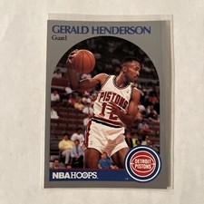 1990-91 NBA Hoops Gerald Henderson #106 Basketball Card