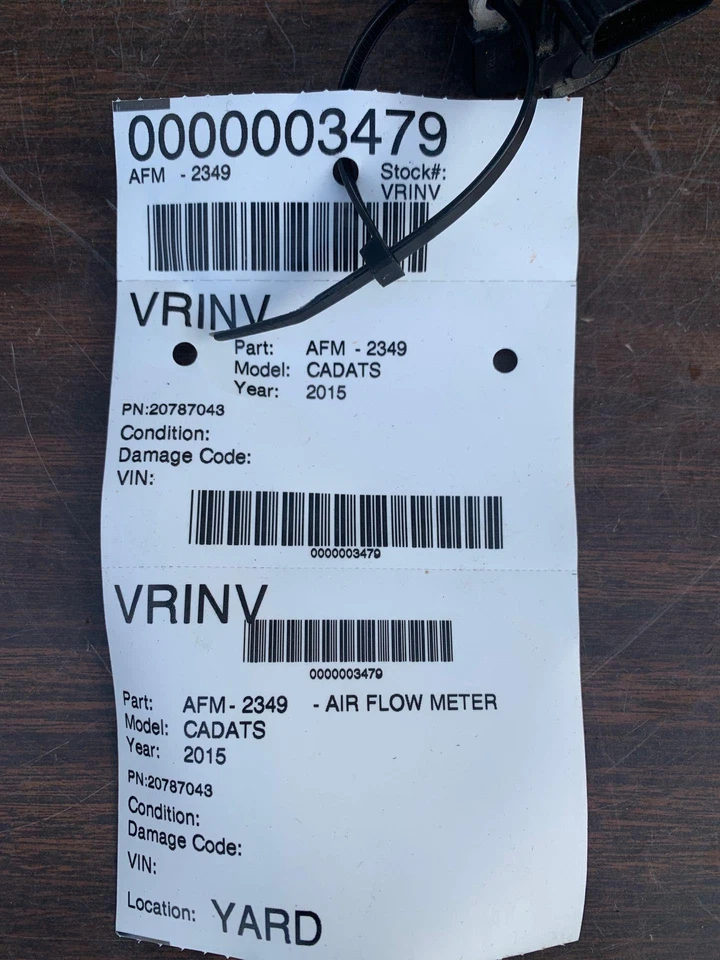 ✅ 2018 CADILLAC ATS ДАТЧИК МАССОВОГО РАСХОДА ВОЗДУХА PN:20787043 OEM - Изображение 2 из 2