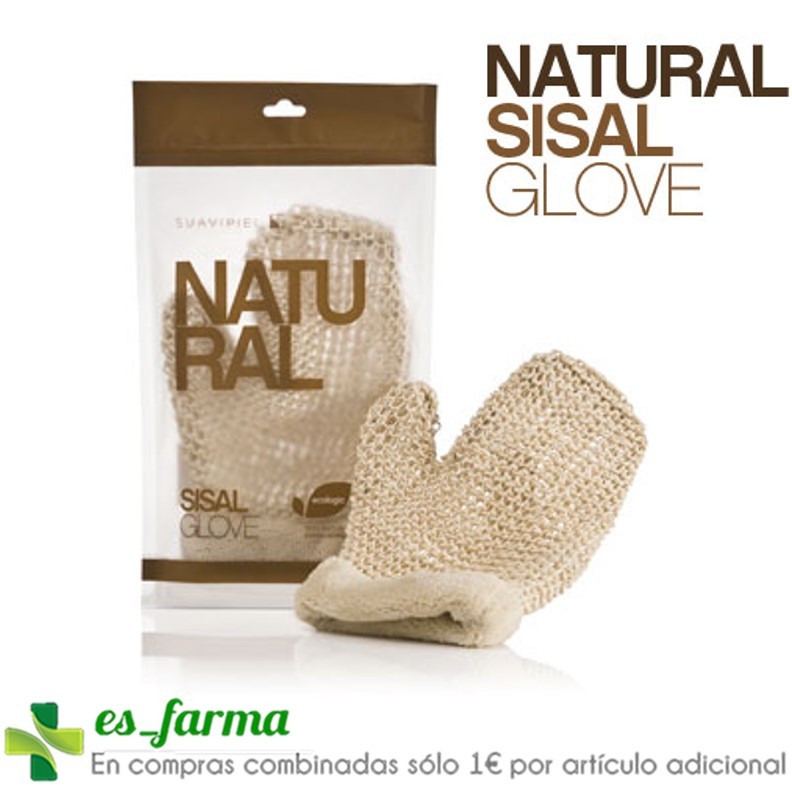 SUAVIPIEL Natural Glove Crin Exfoliating Sisal Glove Exfoliating