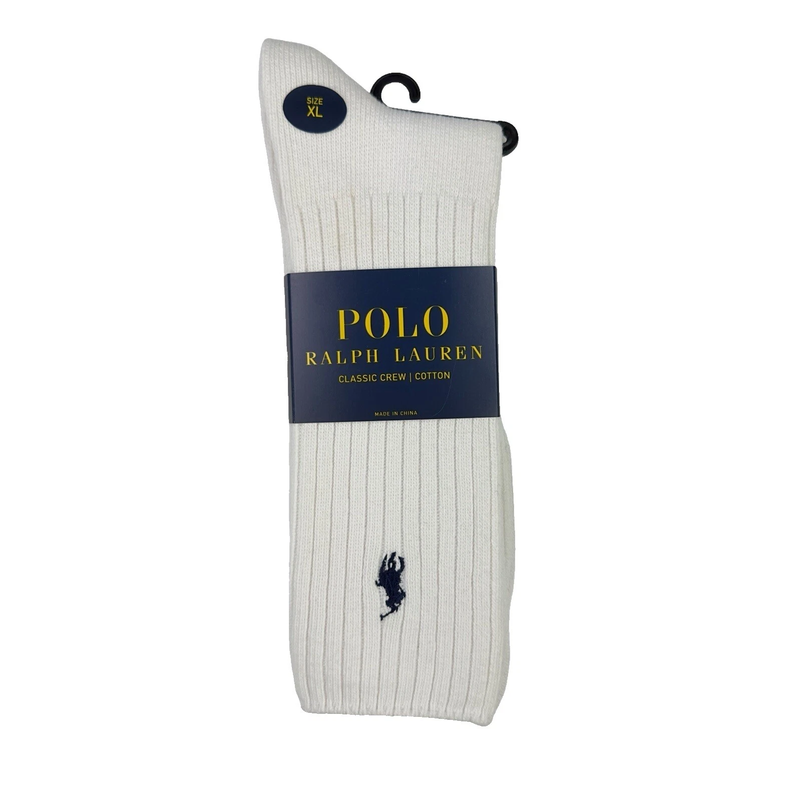 Meias Brancas Ralph Lauren Poliéster para Homens