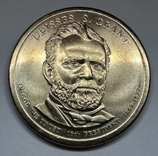 2011-D Ulysses S. Grant Presidential $1 Dollar Coin. Uncirculated BU
