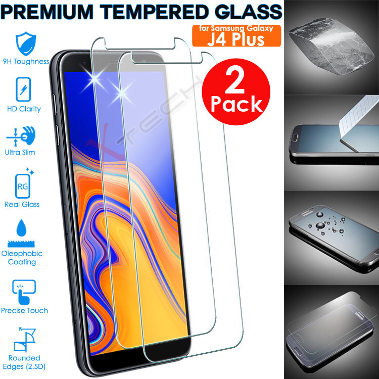 2x Genuine TEMPERED GLASS Screen Protectors Cover for Samsung